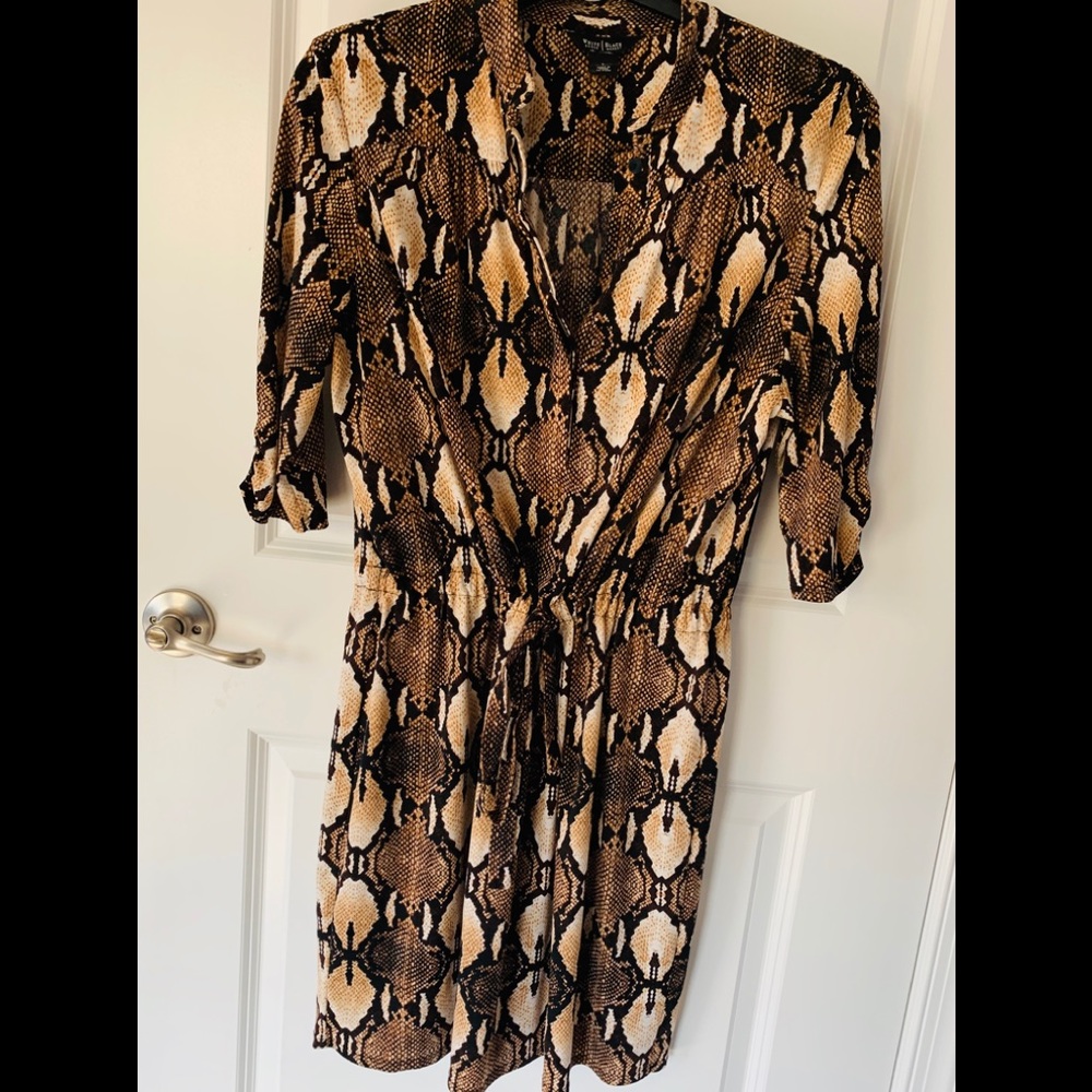 WHBM snakeprint dress